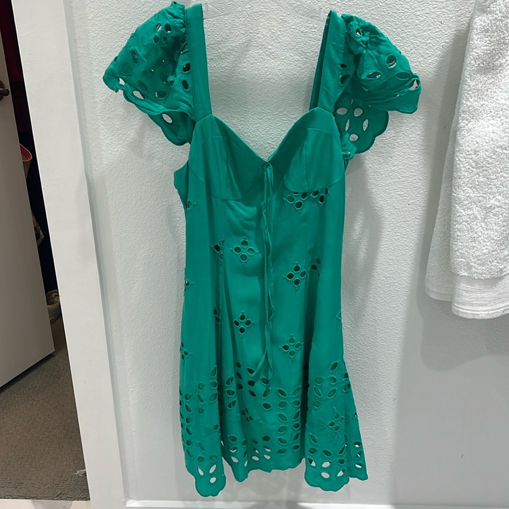 Green dress